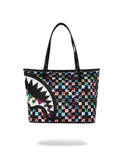 SPRAYGROUND® TOTE CRAZY CHECK TOTE