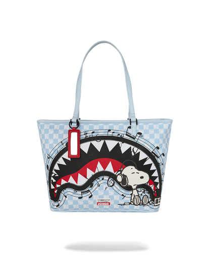 SPRAYGROUND® TOTE PEANUTS SNOOPY TUNED UP & TUNED OUT TOTE