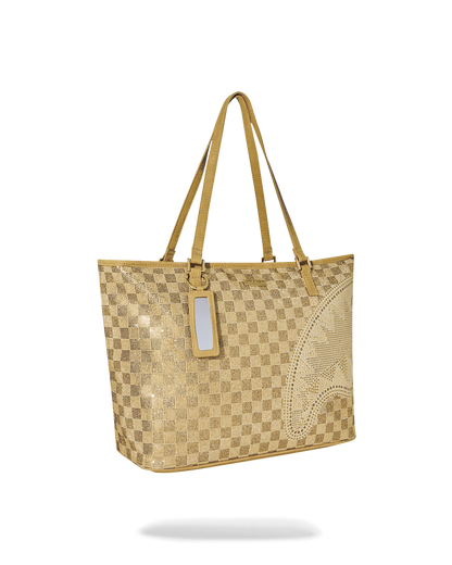 SPRAYGROUND® TOTE 2 TONE GOLD TRINITY TOTE