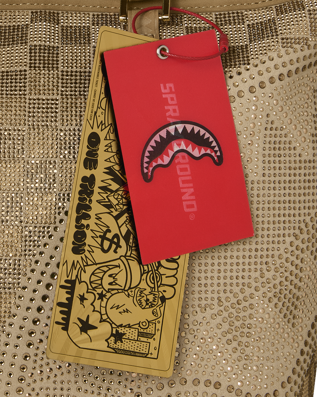 SPRAYGROUND® TOTE 2 TONE GOLD TRINITY TOTE