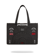 SPRAYGROUND® TOTE GRID LOCKED TORTUGA TOTE