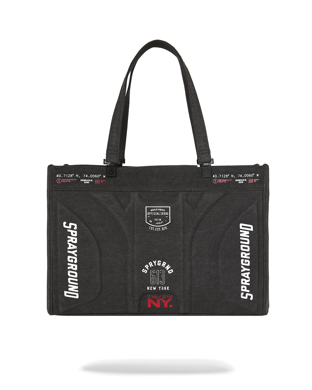SPRAYGROUND® TOTE GRID LOCKED TORTUGA TOTE