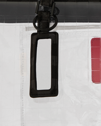 SPRAYGROUND® TOTE DRIP CHECK FULLY CLEAR TOTE