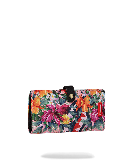 SPRAYGROUND® WALLET HUMMINGBIRD SHARK PRECISION LONG SINGLE-FOLD WALLET