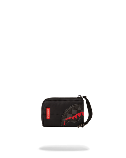 SPRAYGROUND® WALLET BLACK PUFFER CHECK WALLET