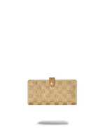 SPRAYGROUND® WALLET 2 TONE GOLD TRINITY SINGLE FOLD WALLET