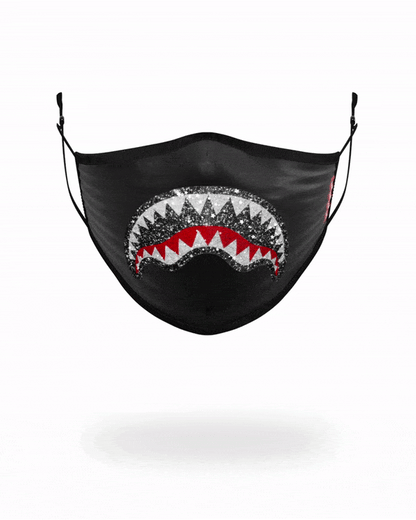 SPRAYGROUND® FACE MASK CLEARCUT FACE MASK (BLACK)