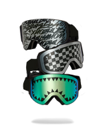 SPRAYGROUND® APPAREL GRAFFITI SKI GOGGLES SET (3 INTERCHANGEABLE LENSES)