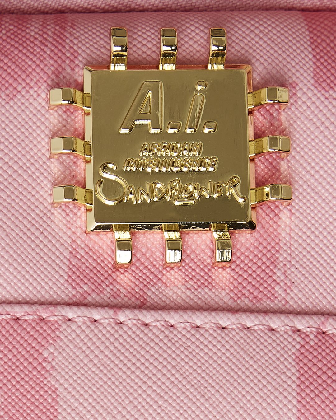 SPRAYGROUND® BACKPACK A.I. AFRICAN INTELLIGENCE MESSAGE FROM THE FUTURE BACKPACK - SANDFLOWER COLLAB