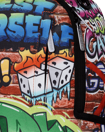 SPRAYGROUND® BACKPACK MONOPOLY GRAFFITI GOLD RUSH DLXR BACKPACK