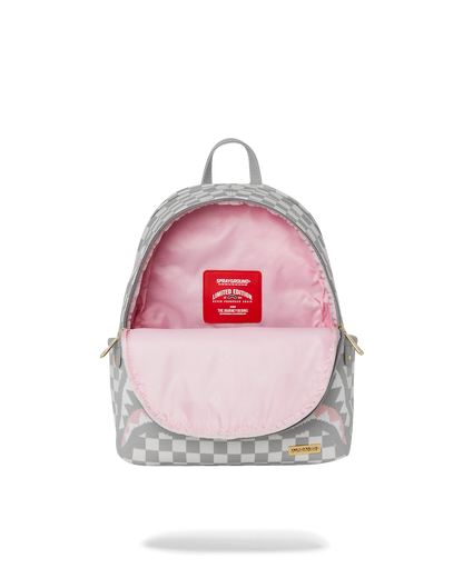 SPRAYGROUND® BACKPACK KNIT SHARKS IN PARIS IN CREAM SAVAGE BACKPACK