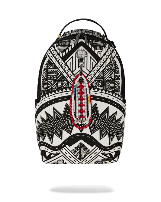 SPRAYGROUND® BACKPACK A.I. AFRICAN INTELLIGENCE THE SKYHAWK BACKPACK - SANDFLOWER COLLAB