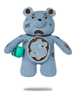 SPRAYGROUND® BACKPACK DENIM SHARK MONEYBEAR TEDDY BEAR