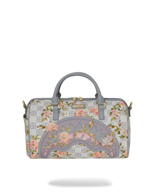 SPRAYGROUND® DUFFLE A.I. AFRICAN INTELLIGENCE ELEGANT ENERGY MINI DUFFLE - SANDFLOWER COLLAB