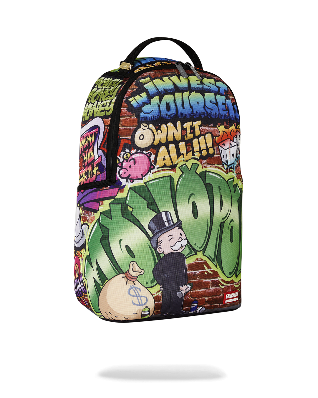 SPRAYGROUND® BACKPACK MONOPOLY GRAFFITI GOLD RUSH DLXR BACKPACK