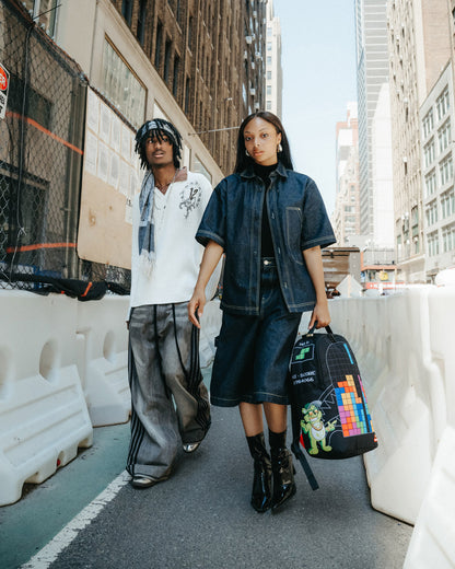 SPRAYGROUND® BACKPACK TETRIS WITH DIABLO AND MONEY BEAR BACKPACK