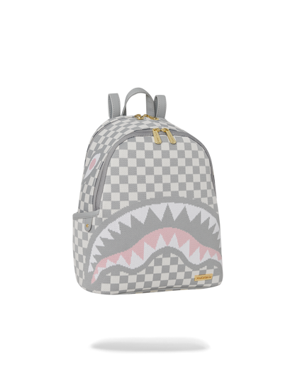 SPRAYGROUND® BACKPACK KNIT SHARKS IN PARIS IN CREAM SAVAGE BACKPACK