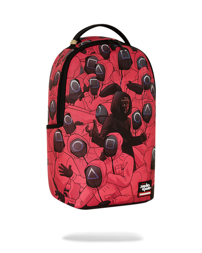 SPRAYGROUND® BACKPACK SQUID GAME FRONT MAN AND WORKERS CRAMMED BACKPACK