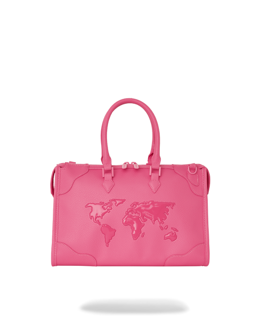 SPRAYGROUND® DUFFLE JAMES GLOBAL PINK PYRAMID DUFFLE