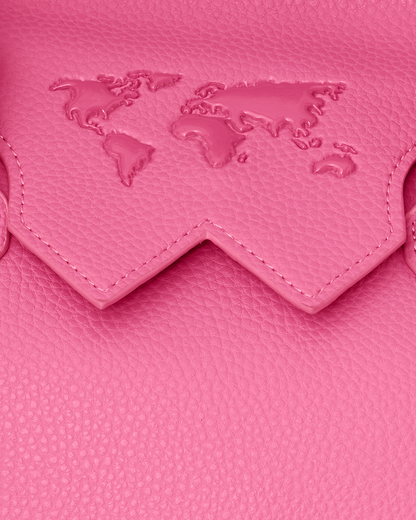SPRAYGROUND® HANDBAG JAMES GLOBAL PINK SPIRKIN HANDBAG