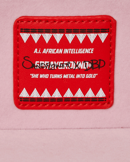 SPRAYGROUND® JEWELRY CASE A.I. AFRICAN INTELLIGENCE MESSAGE FROM THE FUTURE JEWELRY BOX - SANDFLOWER COLLAB