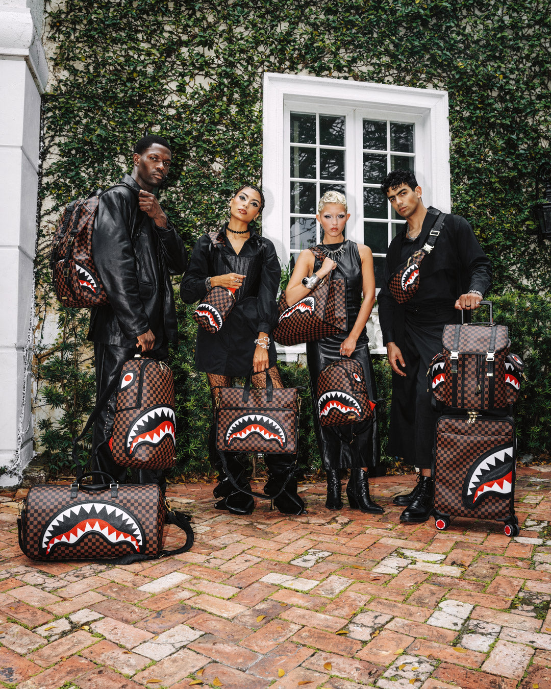 SPRAYGROUND® LUGGAGE SAWTOOTH SHARKS IN PARIS CARRY-ON LUGGAGE