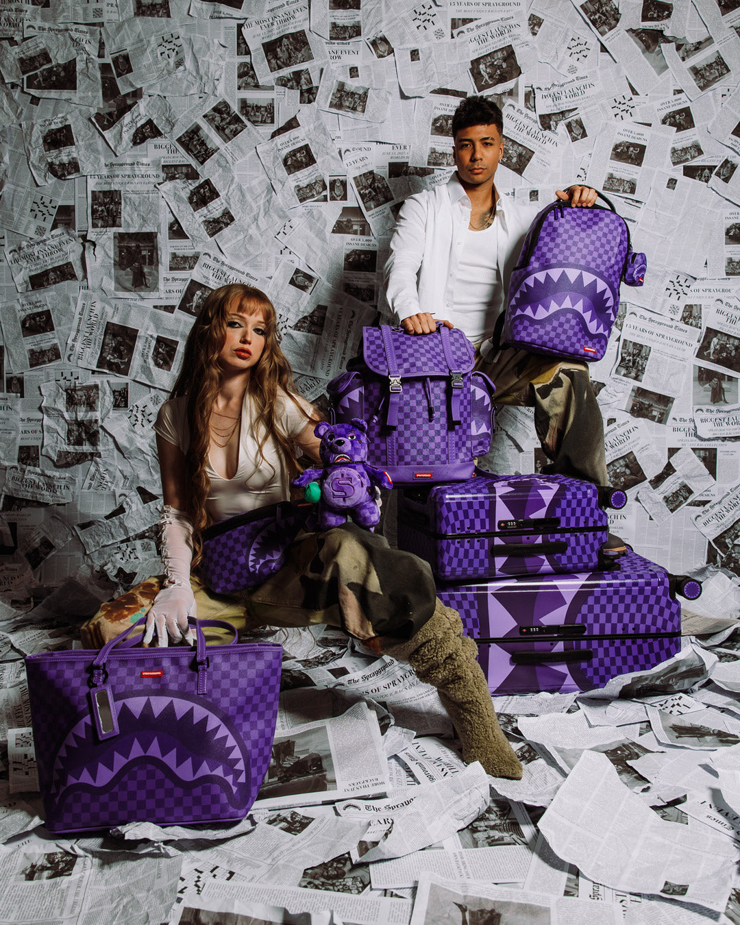 SPRAYGROUND® LUGGAGE ALL SYSTEMS GO FULL-SIZE LUGGAGE