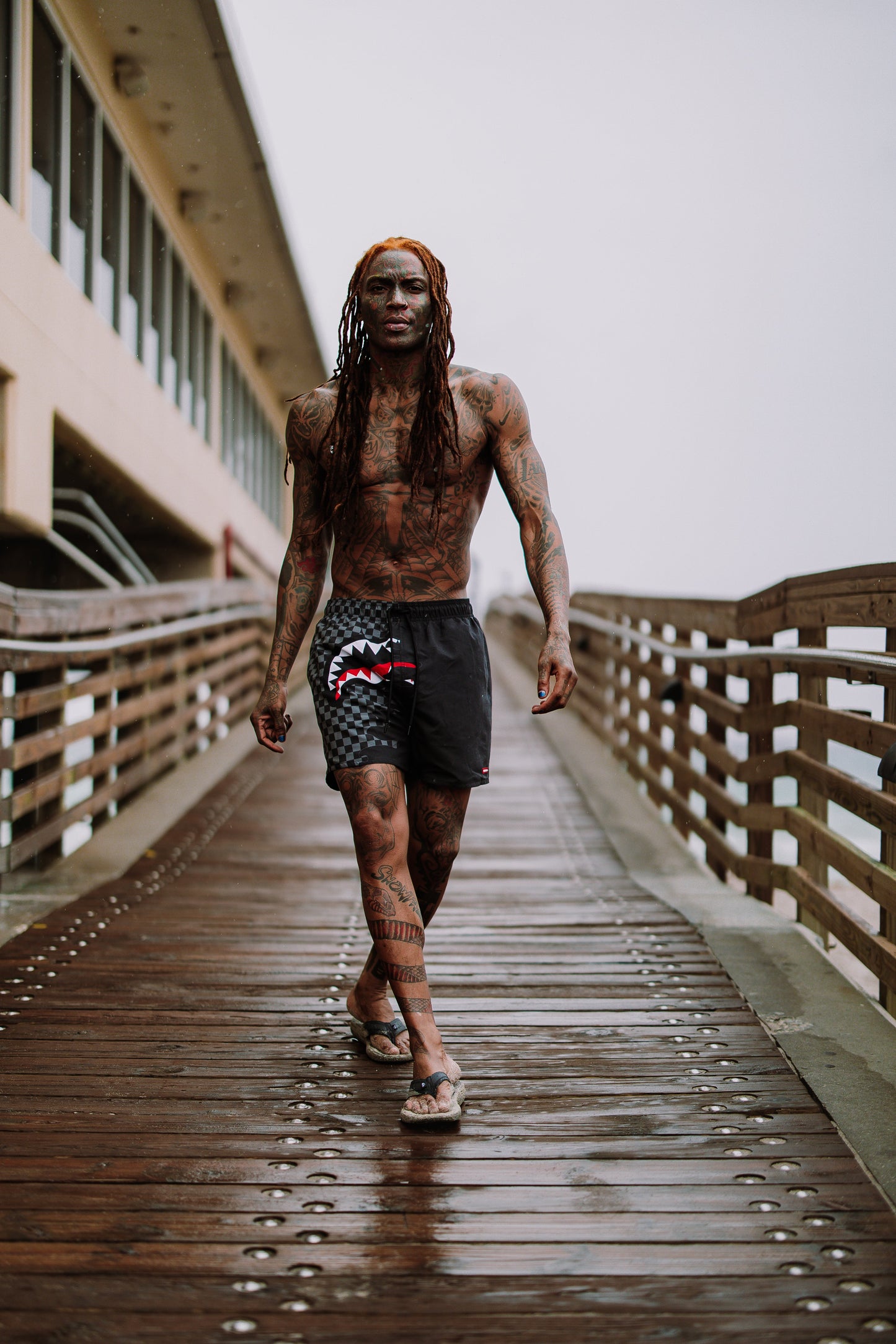 SPRAYGROUND® SWIM SPEED SHARK SIDE SWIPE SWIM SHORTS