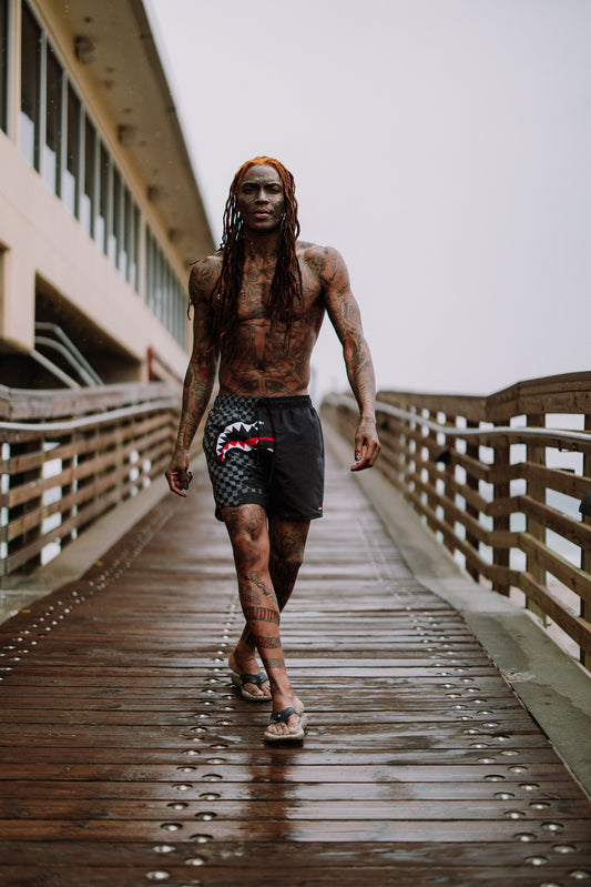 SPRAYGROUND® SWIM SPEED SHARK SIDE SWIPE SWIM SHORTS