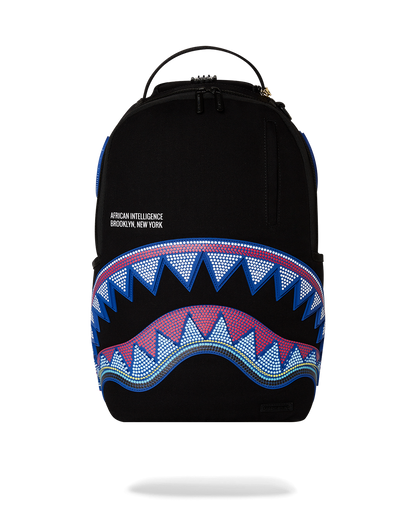 SPRAYGROUND® BACKPACK A.I. AFRICAN INTELLIGENCE BORN AND RAISED BACKPACK - SANDFLOWER COLLAB