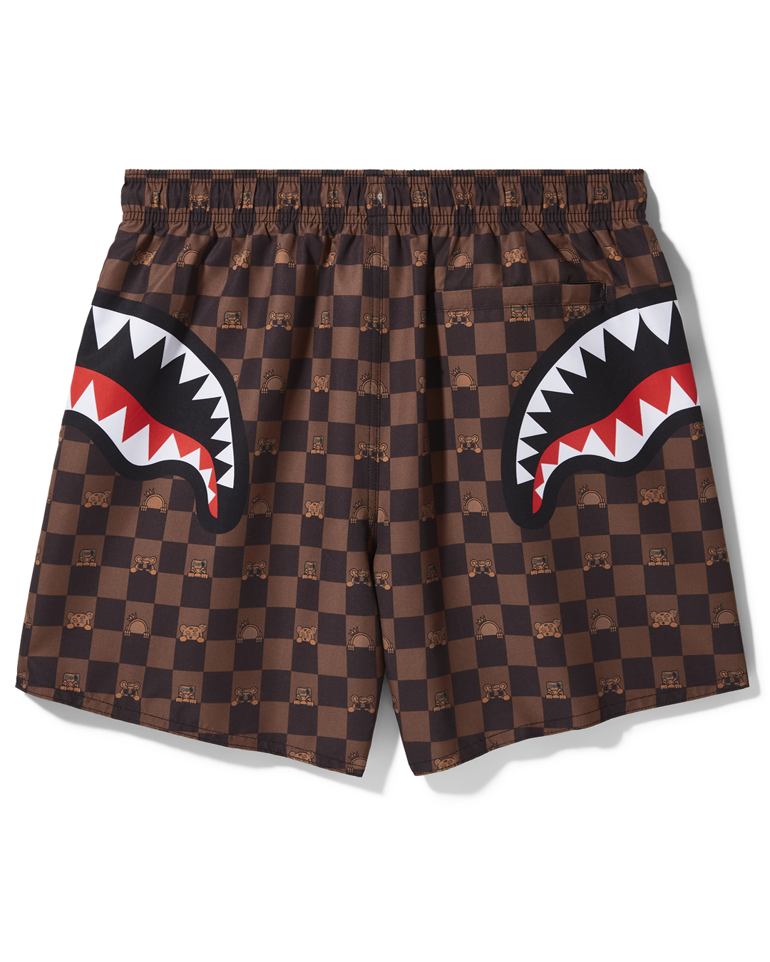 SPRAYGROUND® SWIM PEEKING CHARACTER CHECK SWIM SHORTS