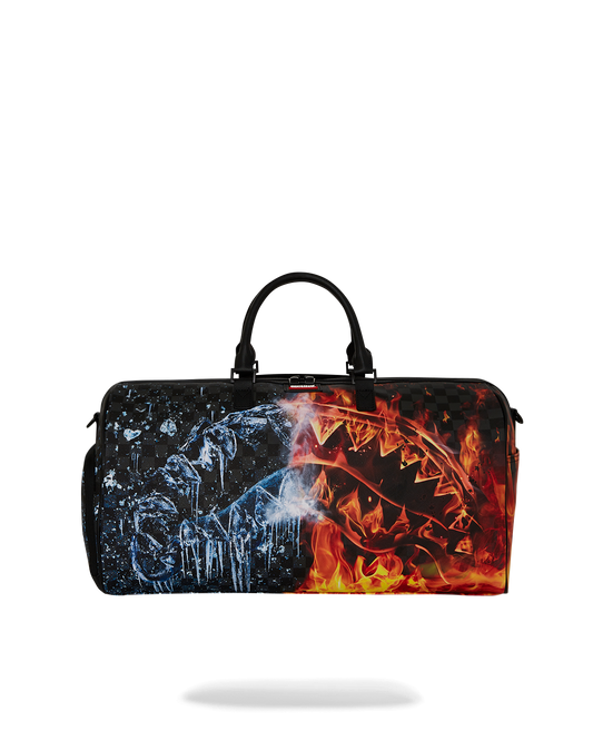 SPRAYGROUND® DUFFLE FIRE & ICE SHARK DUFFLE