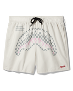 SPRAYGROUND® SWIM CREAM CHECK SHARK CENTRAL SWIM SHORTS