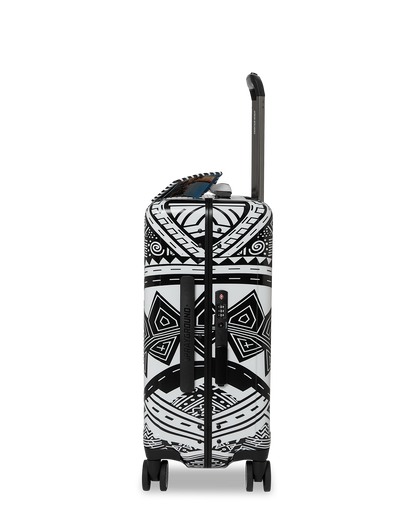 SPRAYGROUND® LUGGAGE A.I. AFRICAN INTELLIGENCE THE SKYHAWK CARRY-ON LUGGAGE - SANDFLOWER COLLAB