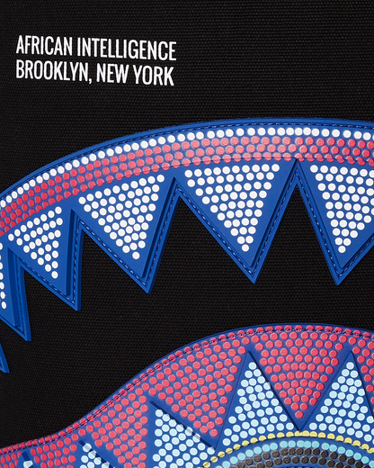SPRAYGROUND® BACKPACK A.I. AFRICAN INTELLIGENCE BORN AND RAISED BACKPACK - SANDFLOWER COLLAB