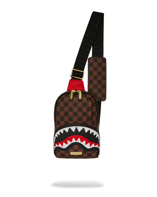 SPRAYGROUND® SLING SAWTOOTH SHARKS IN PARIS ONE-STRAP SLING