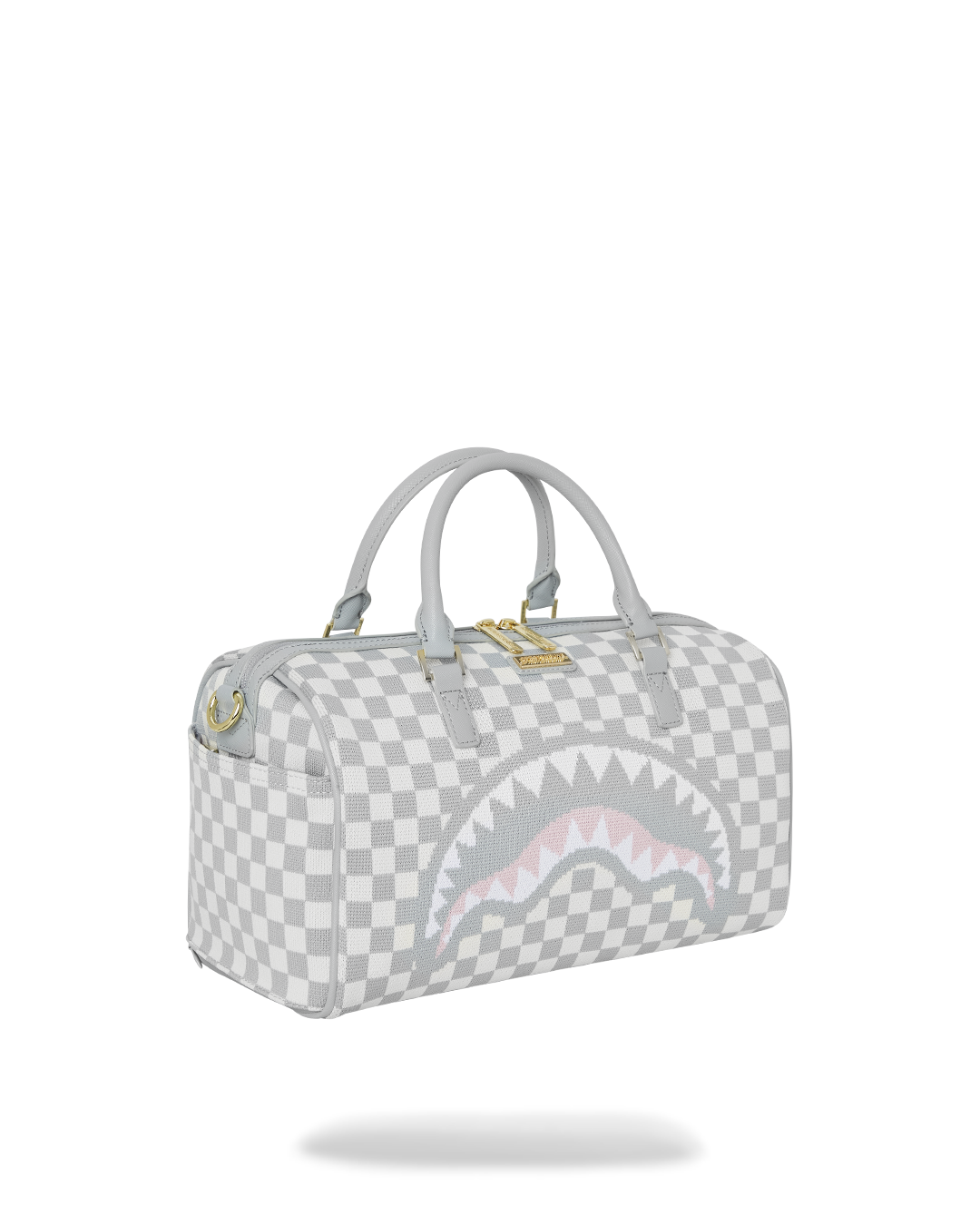 SPRAYGROUND® DUFFLE KNIT SHARKS IN PARIS IN CREAM MINI DUFFLE
