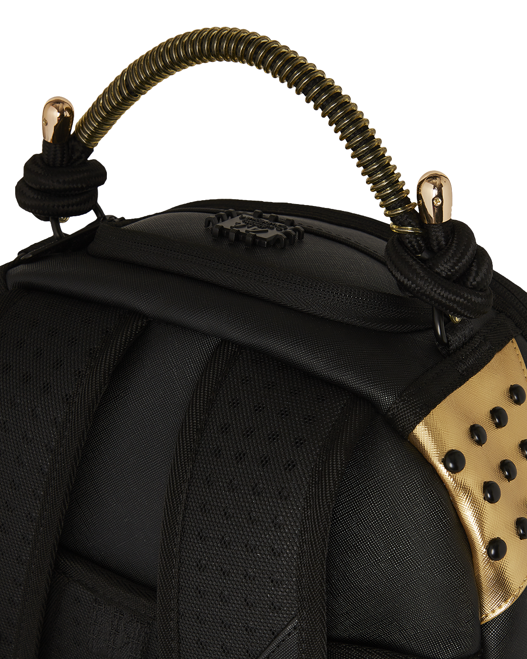 SPRAYGROUND® BACKPACK A.I. AFRICAN INTELLIGENCE SHARKS OF THE GOLD OCEAN BACKPACK - SANDFLOWER COLLAB