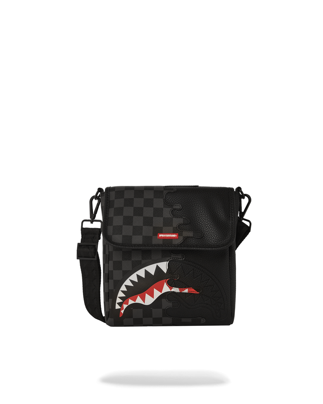 SPRAYGROUND® SLING UNFINISHED SHARK MESSENGER SLING BAG