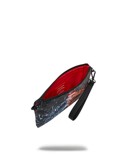 SPRAYGROUND® POUCHETTE FIRE & ICE SHARK CROSSOVER CLUTCH