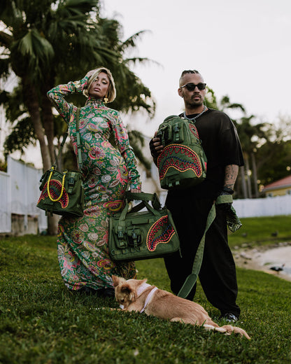 SPRAYGROUND® PET CARRIER CLIMBING CORD SHARK PET CARRIER
