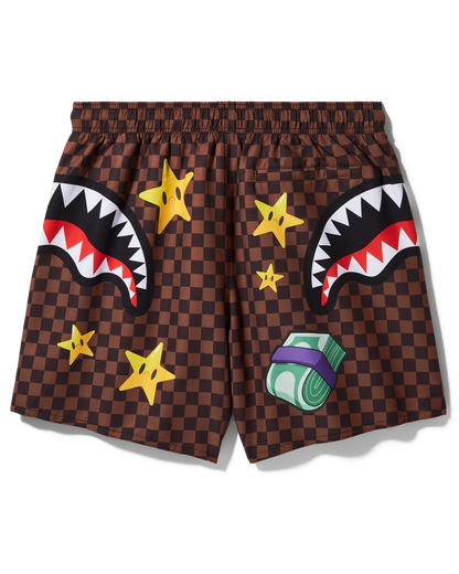 SPRAYGROUND® SWIM PARIS PATCH SWIM SHORTS