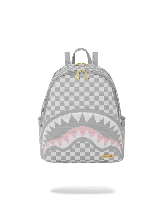 SPRAYGROUND® BACKPACK KNIT SHARKS IN PARIS IN CREAM SAVAGE BACKPACK