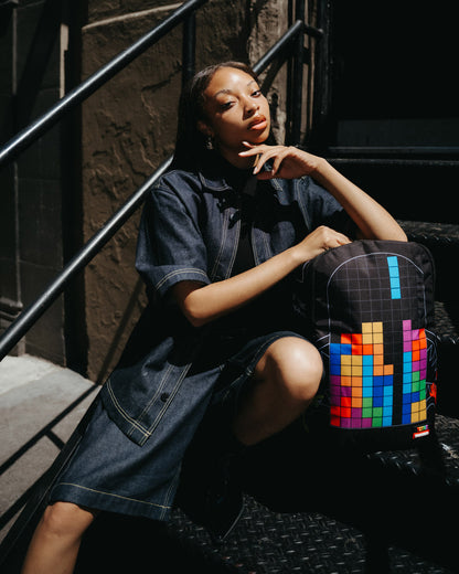 SPRAYGROUND® BACKPACK TETRIS WITH DIABLO AND MONEY BEAR BACKPACK