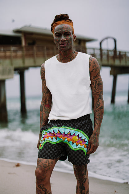 SPRAYGROUND® SWIM SLIME TAKEOVER SWIM SHORTS