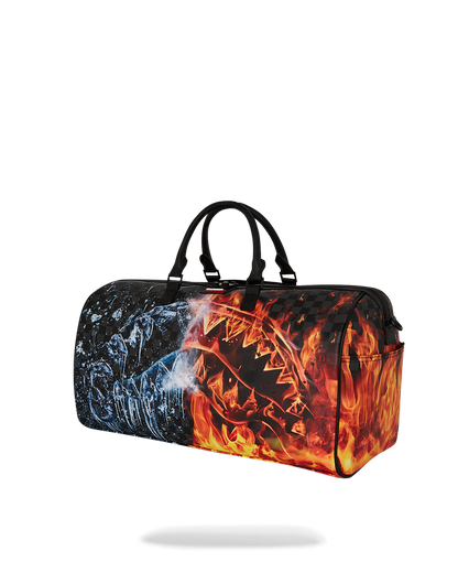 SPRAYGROUND® DUFFLE FIRE & ICE SHARK DUFFLE