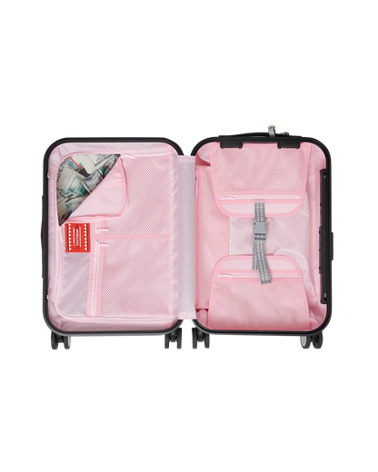 SPRAYGROUND® LUGGAGE A.I. AFRICAN INTELLIGENCE ELEGANT ENERGY CARRY-ON LUGGAGE - SANDFLOWER COLLAB