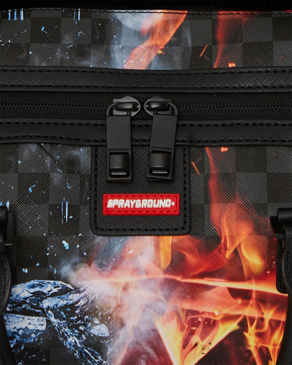 SPRAYGROUND® DUFFLE FIRE & ICE SHARK DUFFLE