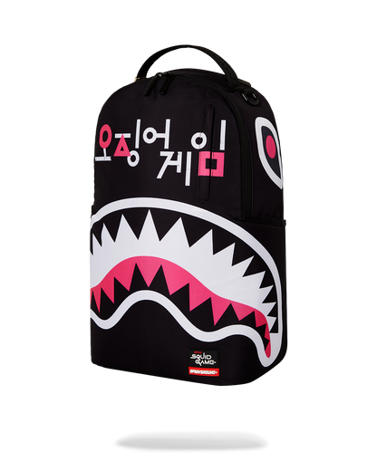 SPRAYGROUND® BACKPACK SQUID GAME LOGO SHARK MOUTH DLXR BACKPACK
