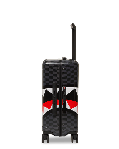 SPRAYGROUND® LUGGAGE UNFINISHED SHARK HARD SHELL CARRY-ON LUGGAGE